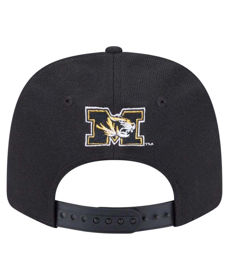 Men's Black Missouri Tigers Team Collective 9SEVENTY Stretch-Snap Adjustable Hat