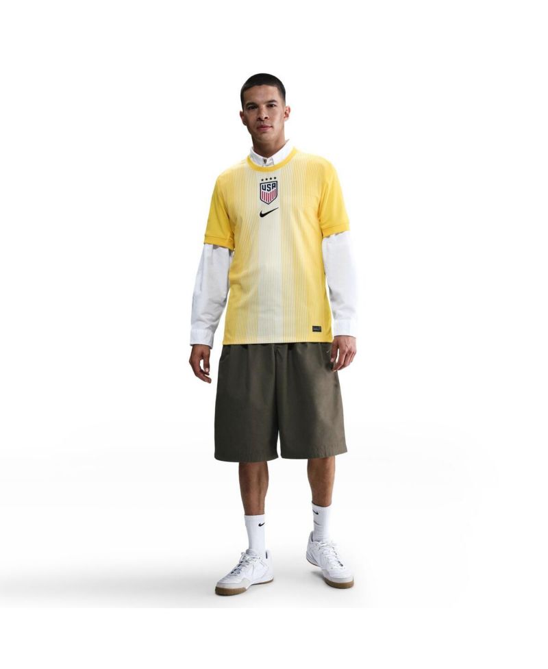 Men's Yellow USWNT 2025 Goalkeeper Stadium Jersey