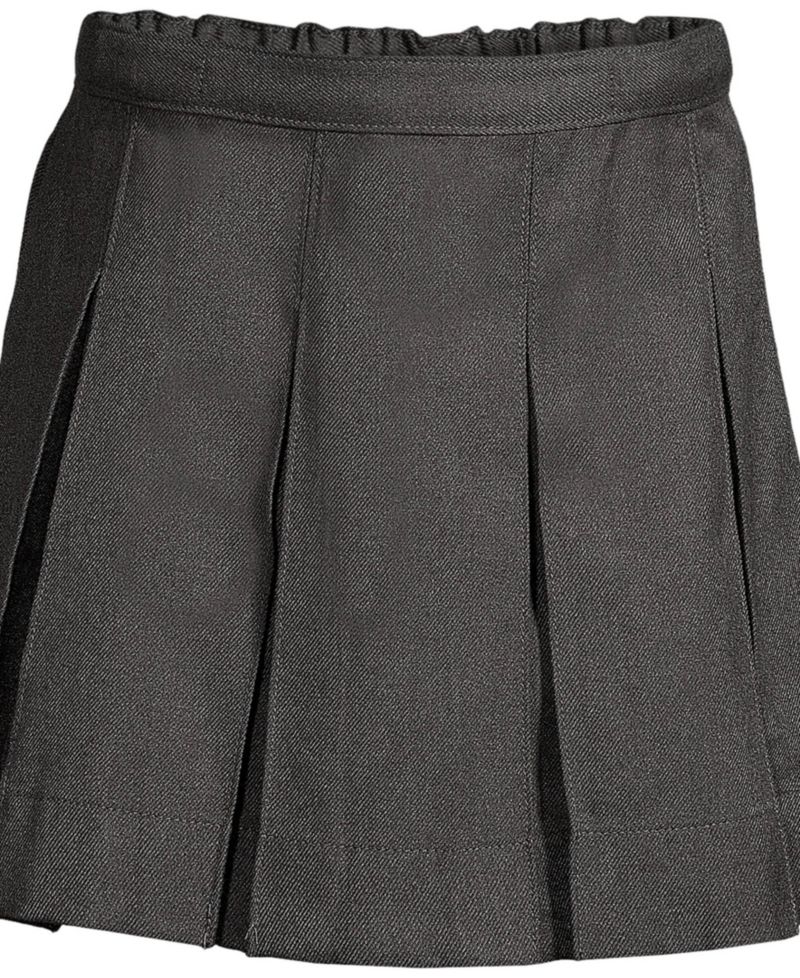 Big Girls Top of Knee Box Pleat Skirt