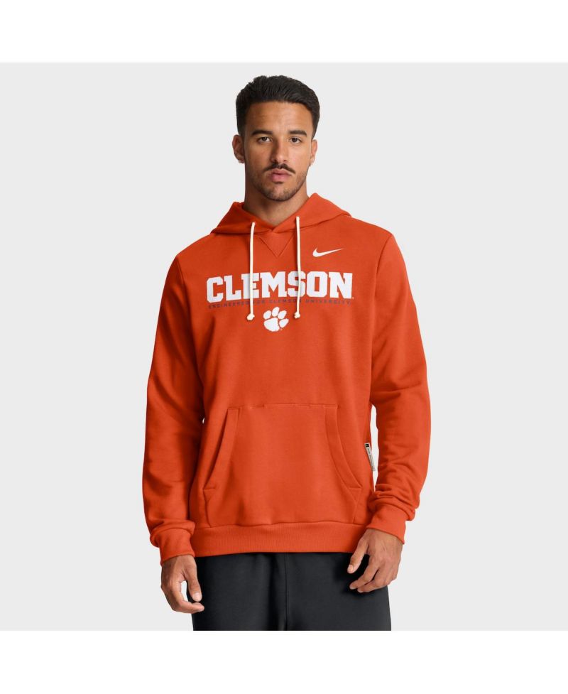 Men's Orange Clemson Tigers 2025 Sideline Standard Issue Dri-FIT Hoodie