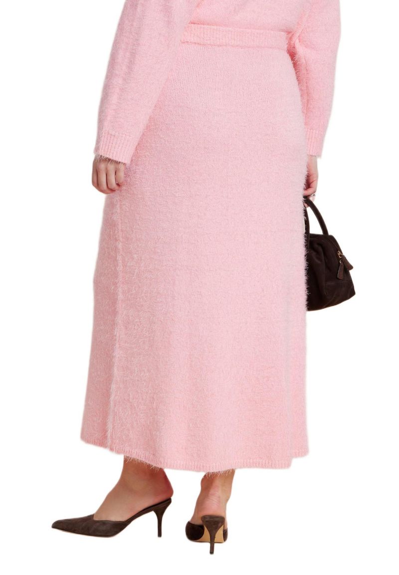 Women's Fuzzy Maxi Sweater Skirt