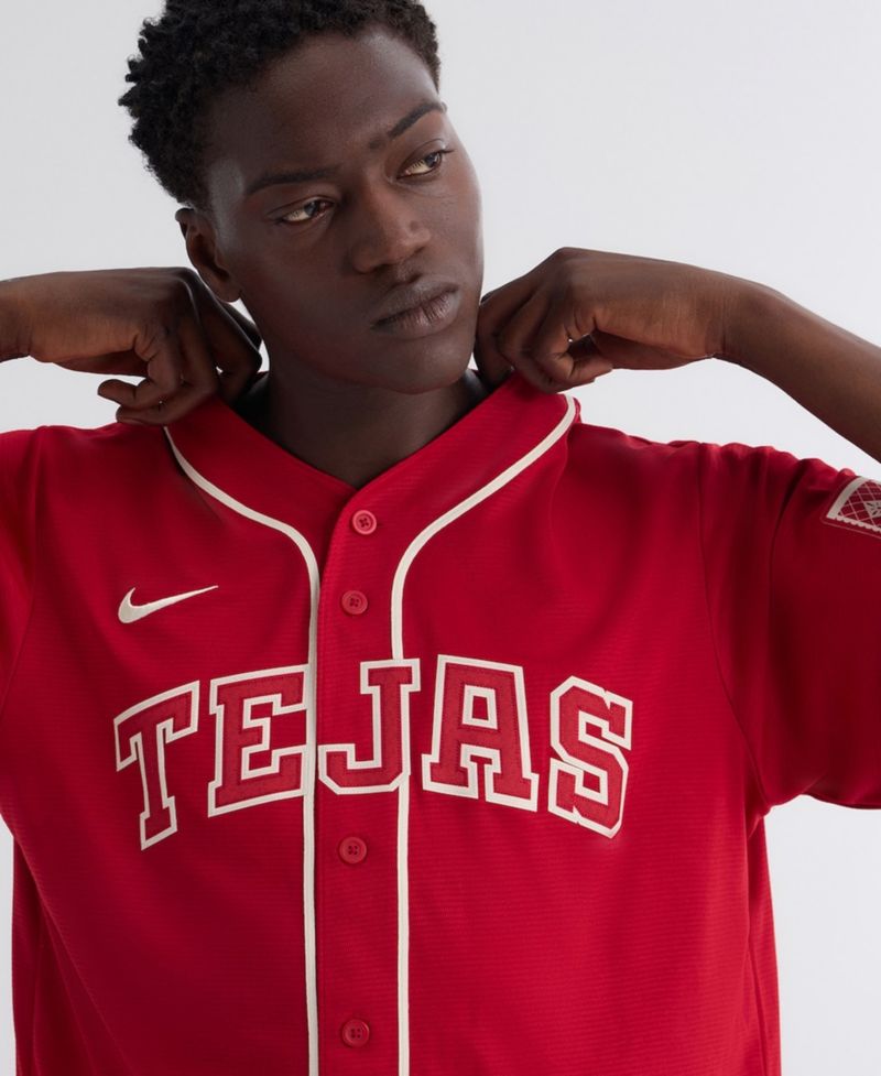 Men's Red Texas Rangers 2026 City Connect Stadium Jersey