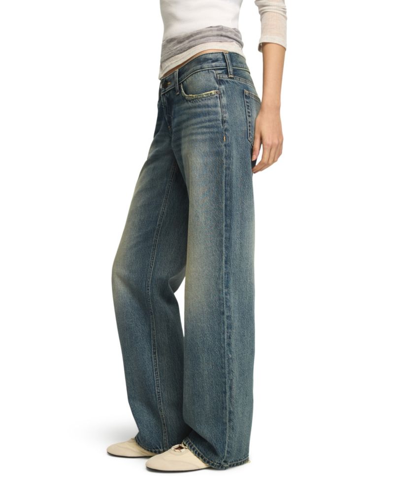 Women's Ultra Low Rise Baggy Jeans