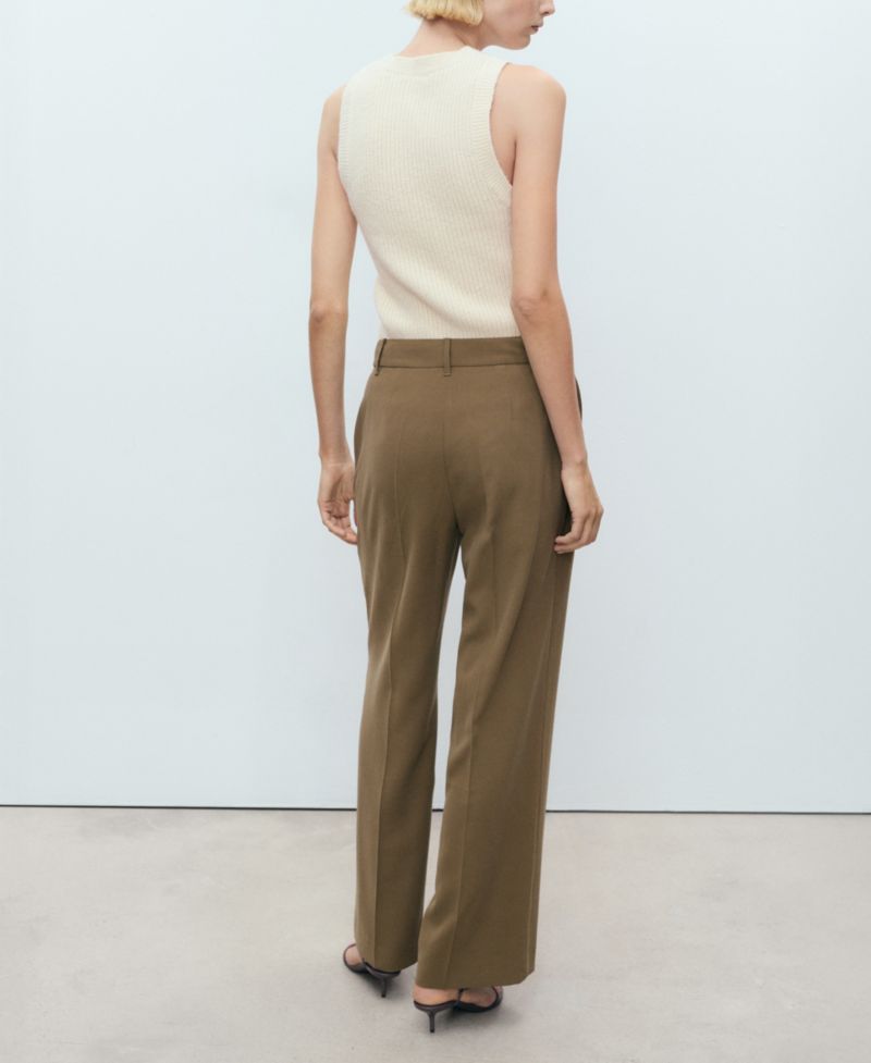 Women's Straight Mid-Rise Pants
