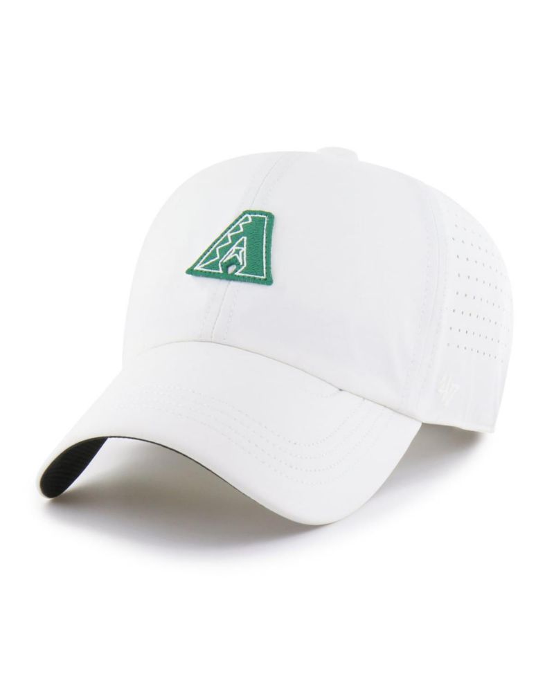 Men's White Arizona Diamondbacks Elevated Greens Clean Up Adjustable Hat
