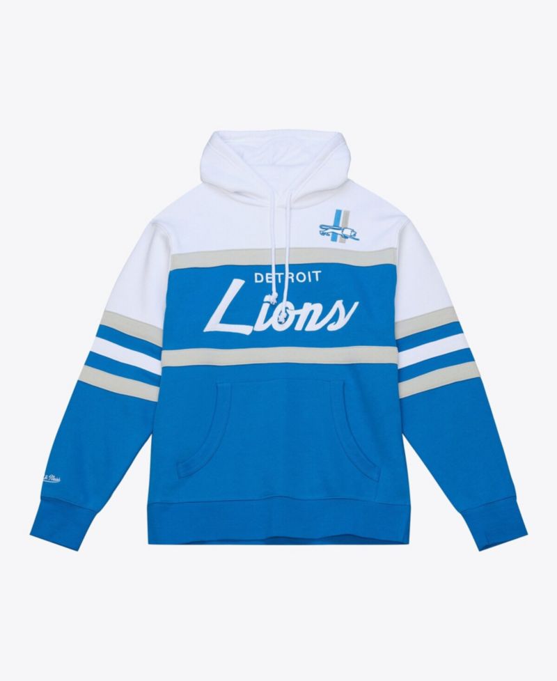 Men's Blue Detroit Lions Head Coach Hoodie