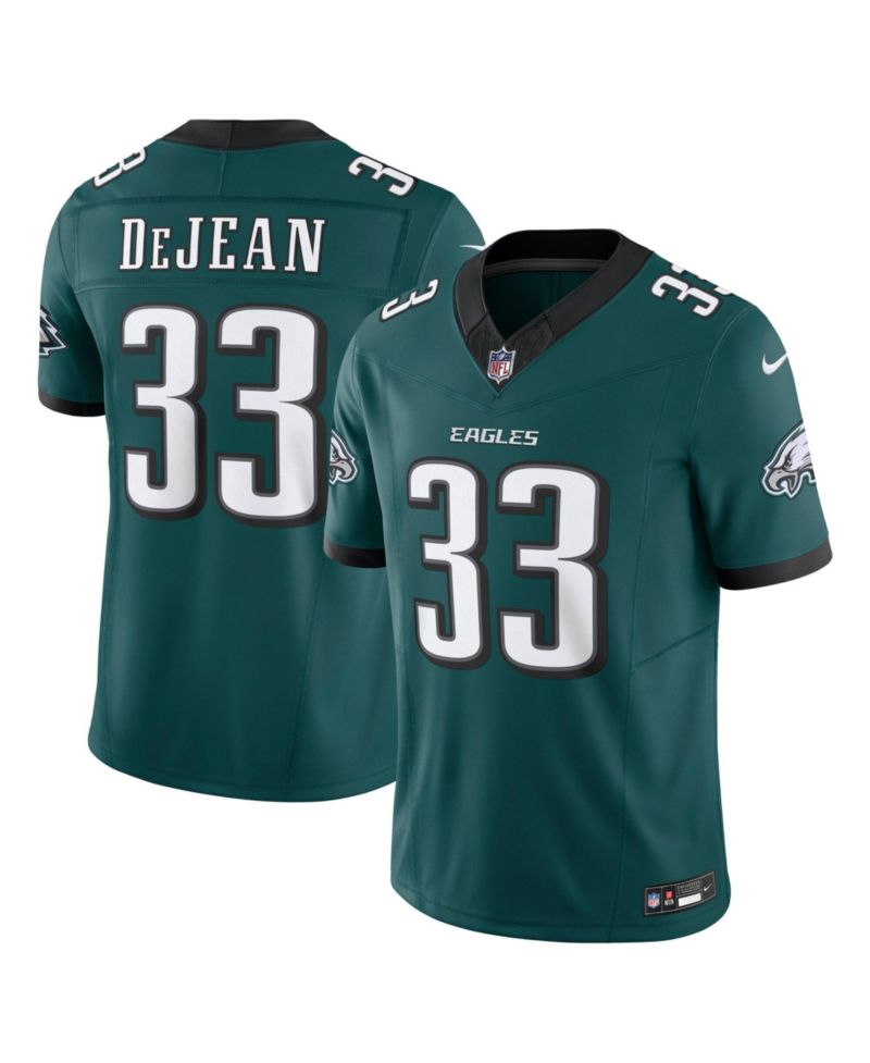 Men's Cooper DeJean Midnight Green Philadelphia Eagles Team Vapor F.U.S.E. Limited Jersey