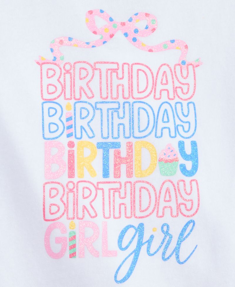 Toddler Girls' (12M-5T) Birthday Girl Graphic T-Shirt