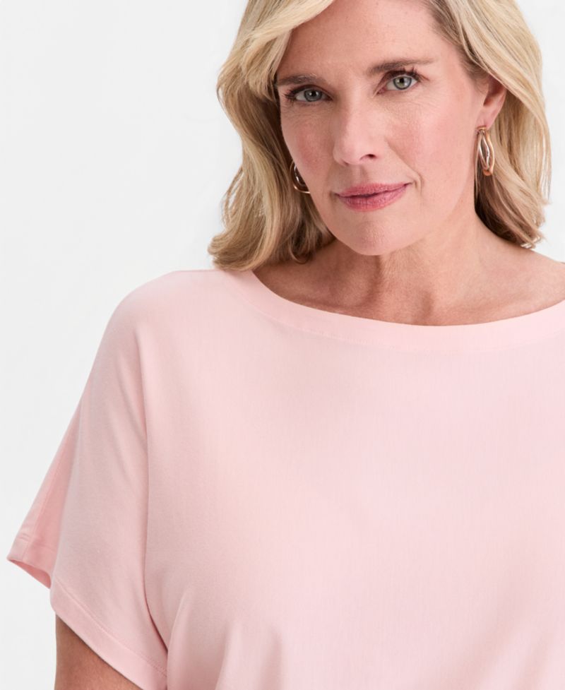 Plus Size Banded-Bottom T-Shirt
