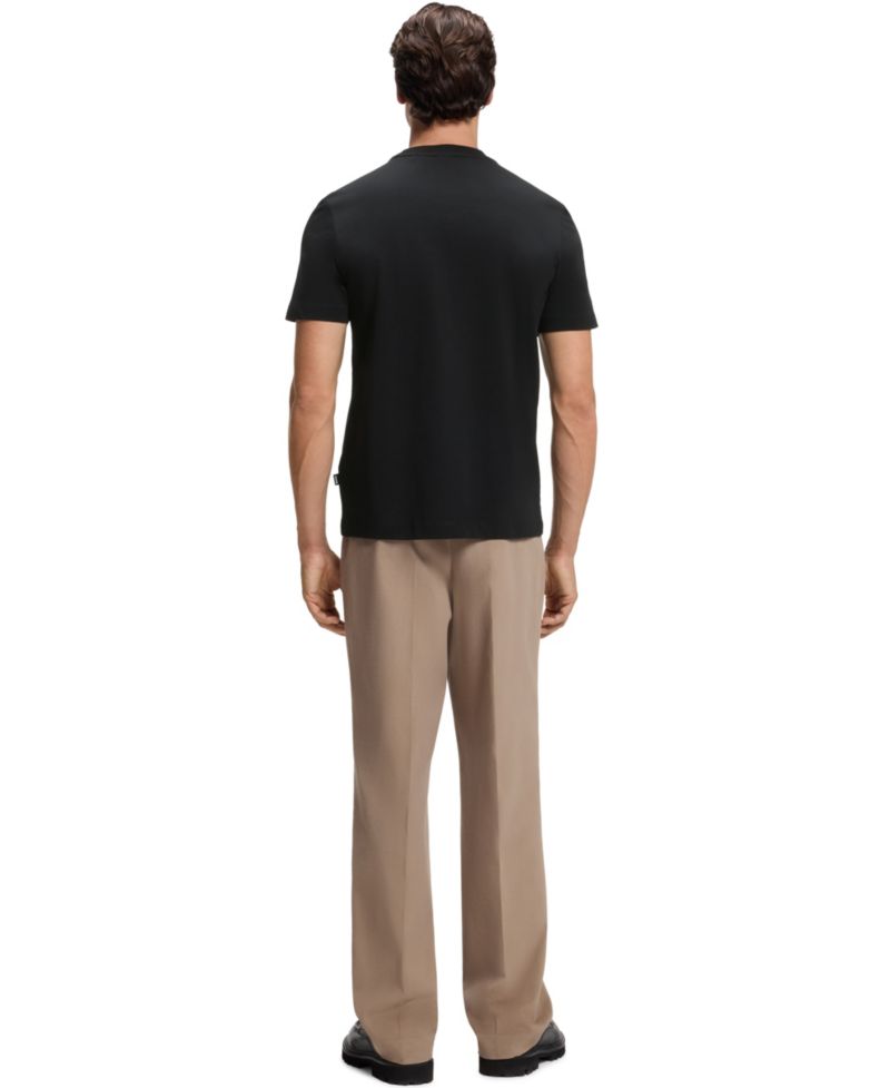 BOSS by Men's Thompson Cotton-Jersey Crew-Neck Logo T-Shirt