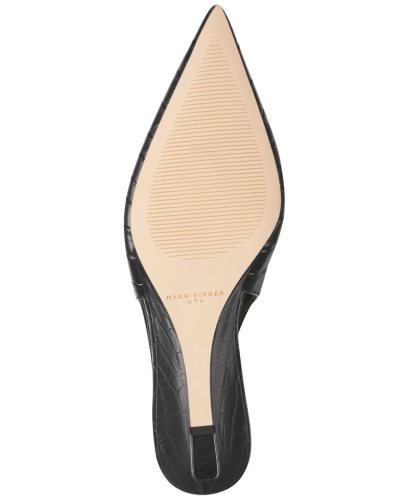 Women's Taten Leather Slingback Wedge Pumps