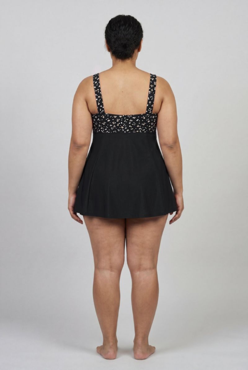 Women's Tie Front V-Neck Swimdress