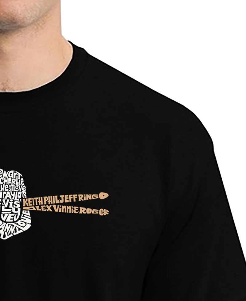 Men's Drumsticks Word Art T-Shirt