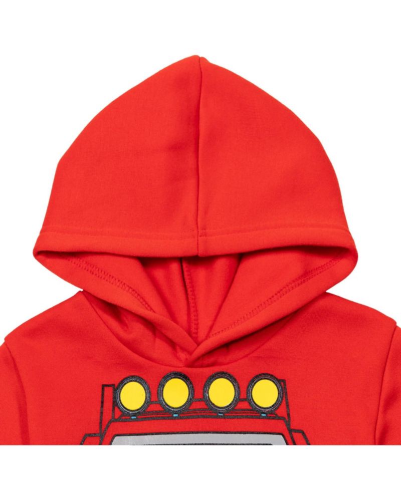 Boys Zeg Stripes Pickle Fleece Pullover Hoodie and Jogger Pants Outfit Set