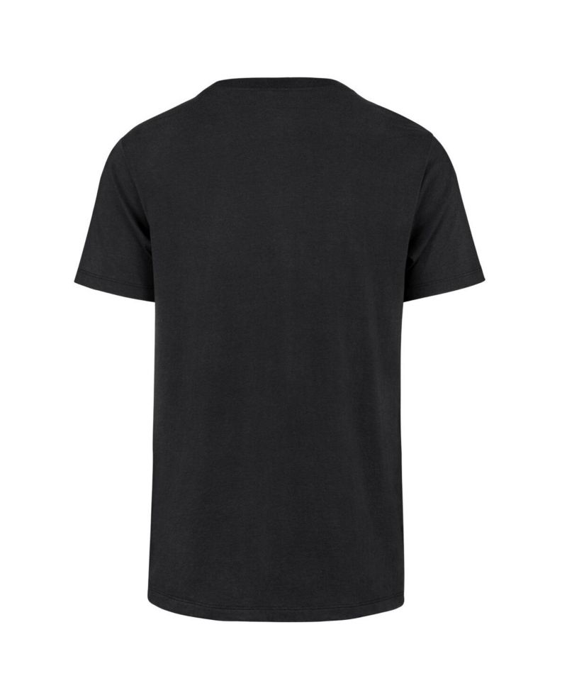 Men's Black Pittsburgh Steelers Stripe Splash Franklin Throwback T-Shirt