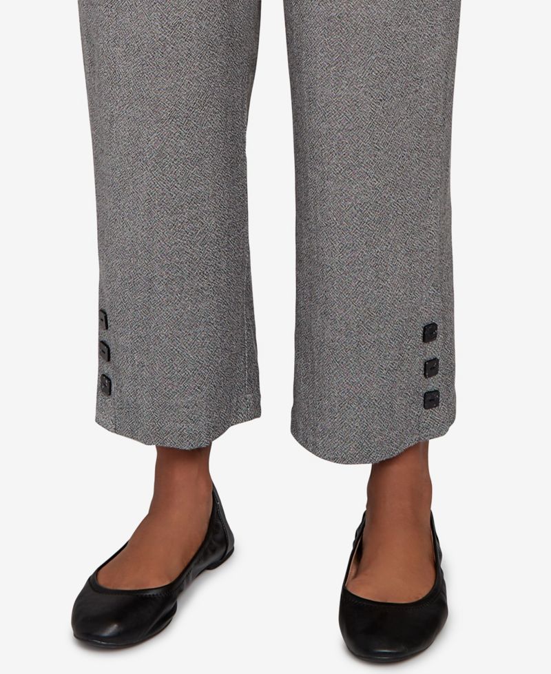 Women's Santa Barbara Button Cuffed All Around Elastic Ankle Pants