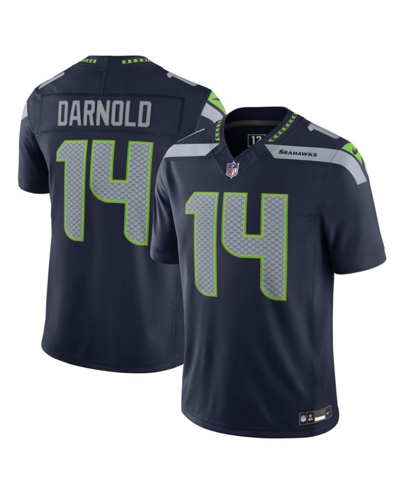 Men's Sam Darnold College Navy Seattle Seahawks Vapor F.U.S.E. Stitched Limited Jersey