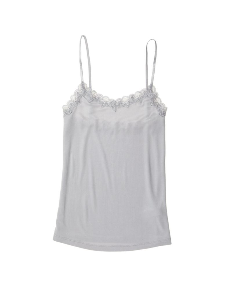 Women's Soft Silk Lace-Trim Camisole