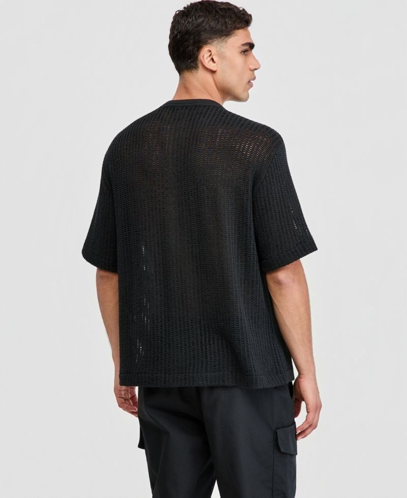 Men's Relaxed-Fit Mesh T-Shirt