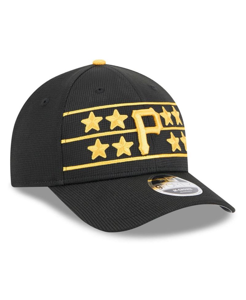 Men's Black Pittsburgh Pirates 2025 Batting Practice 9FORTY M-Crown Adjustable Hat