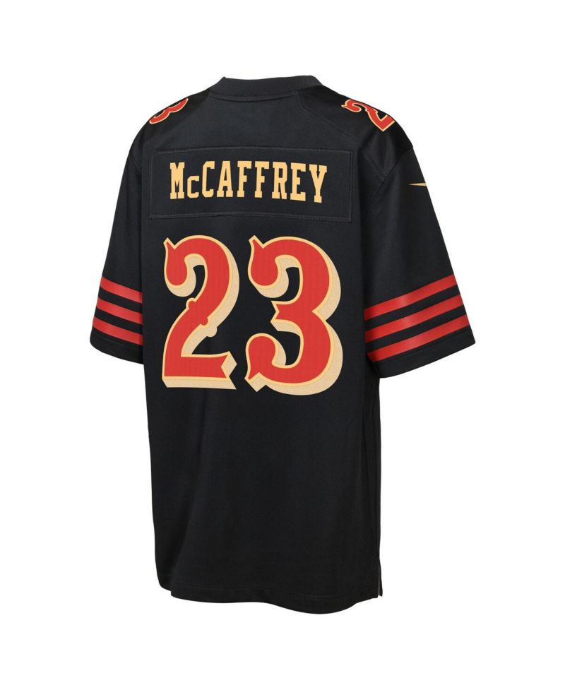 Big Boys and Girls Christian McCaffrey Black San Francisco 49ers 2025 Rivalries Collection Game Jersey