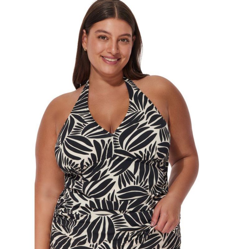 Women's Comeback Halter Tankini Top