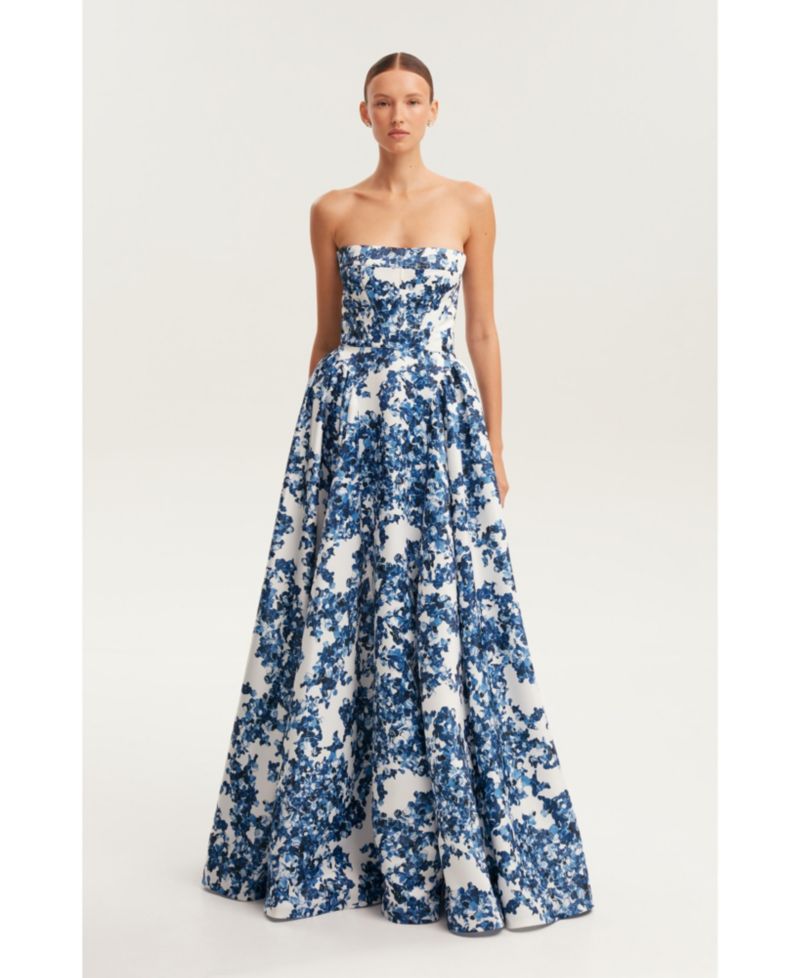 Womens Ravishing Corset Maxi Dress