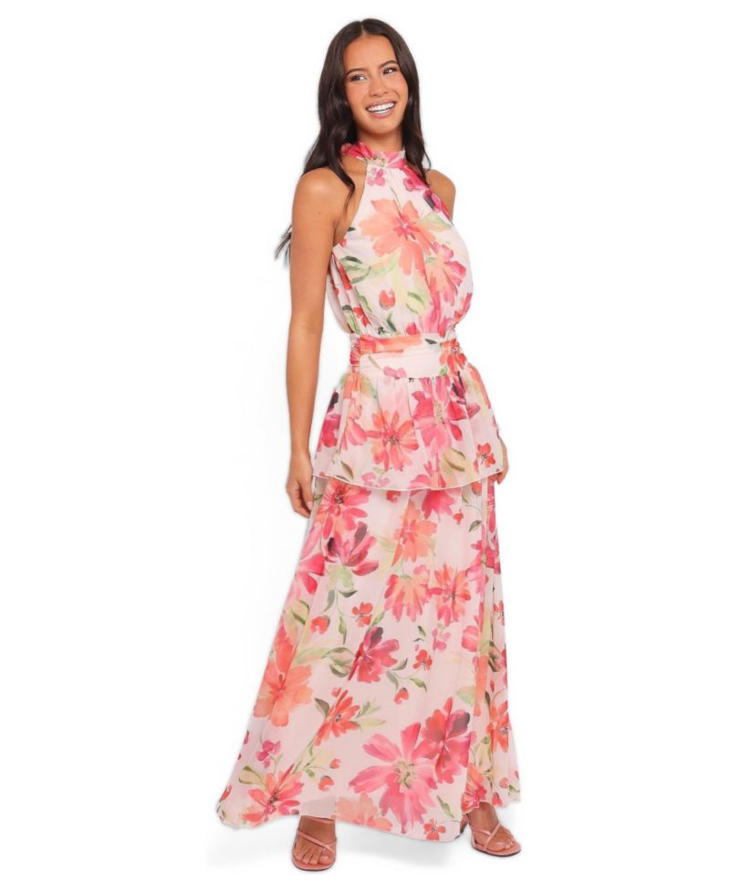 Women's Martha Halter Sleeveless Maxi Dress