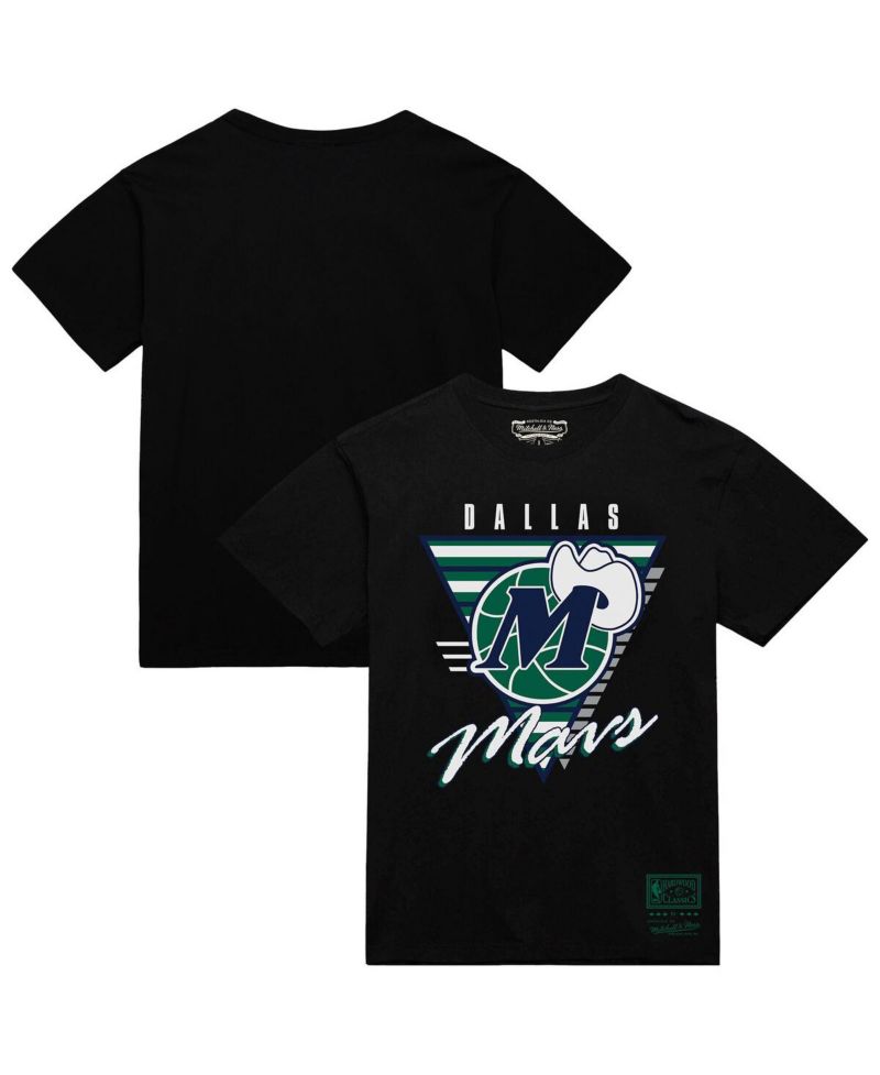Men's Black Dallas Mavericks Worldwide Collection Tri-Logo T-Shirt