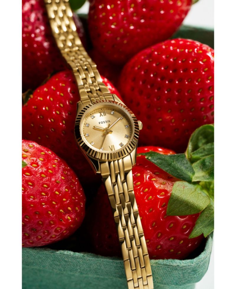 Women's Scarlette Mini Three-Hand Gold-Tone Stainless Steel Watch, 20mm