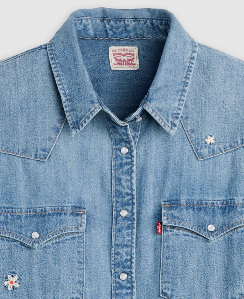 Trendy Plus Size Essential Western Cotton Shirt