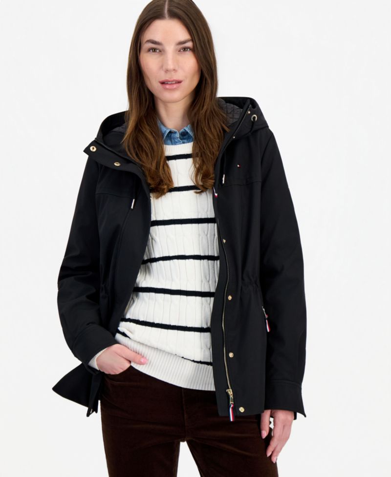 Women's Zip-Front Hooded Anorak Jacket, Created for Macy's