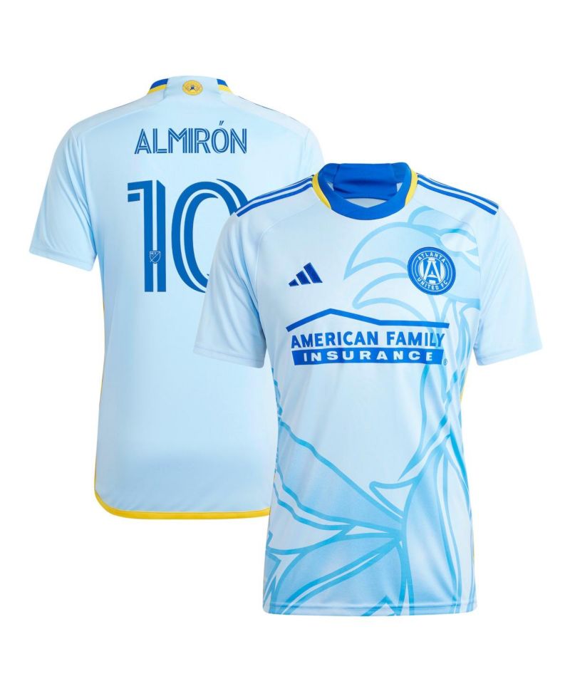 Men's Miguel Almiron Light Blue Atlanta United FC 2024 The Resurgens Kit Replica Player Jersey