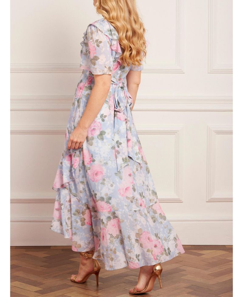 Women's Camille's Garden V-Neck Ankle Gown