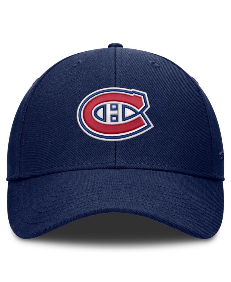 Men's Navy Montreal Canadiens Force Adjustable Hat