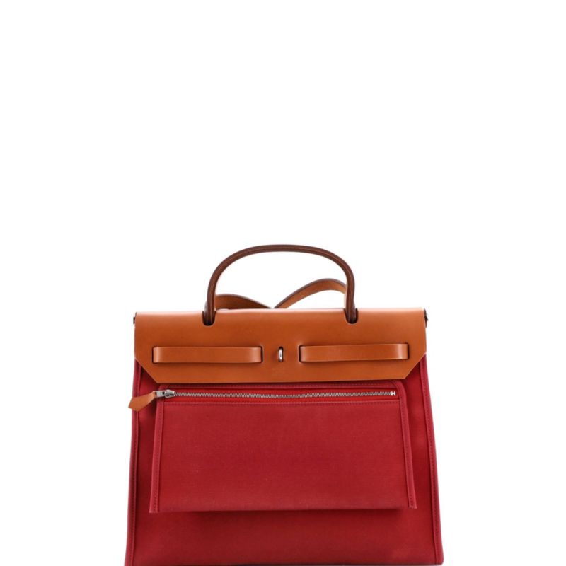 31 Herbag Zip Leather and Toile