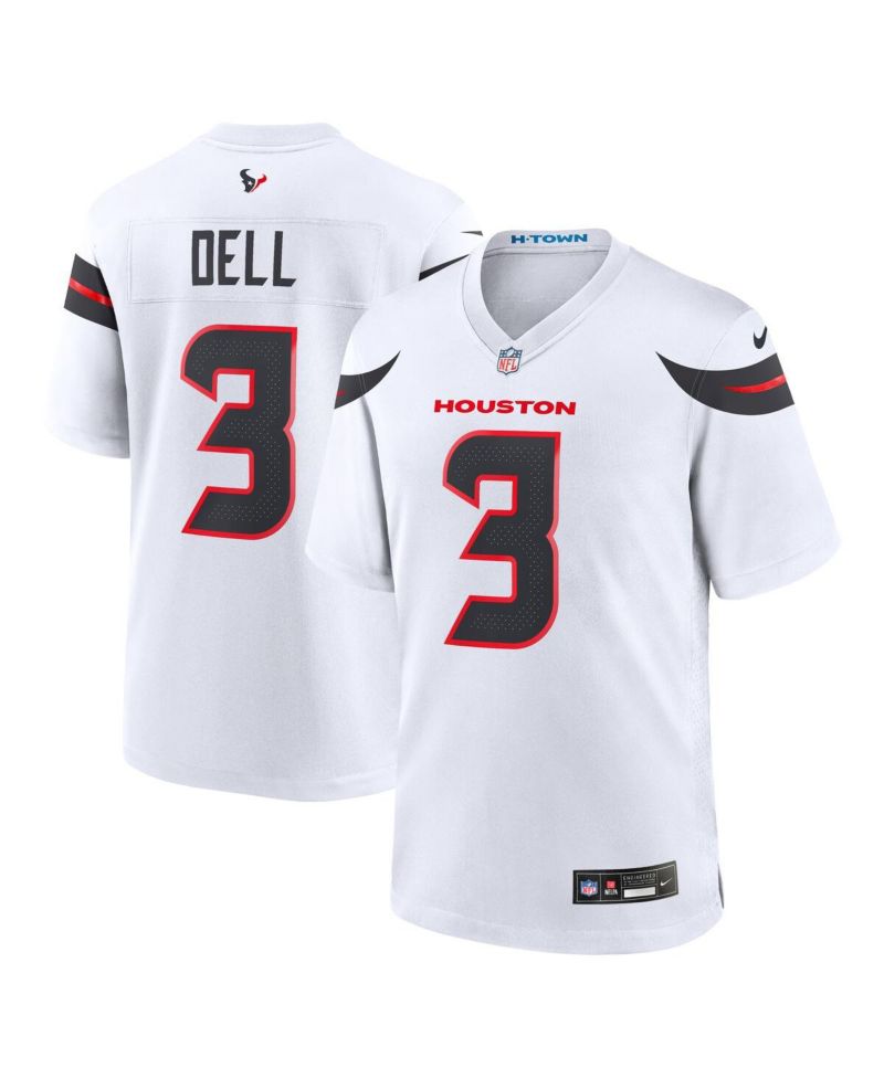 Men's Tank Dell White Houston Texans Game Jersey