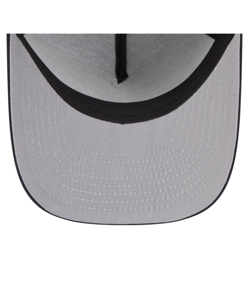 Big Boys and Girls Navy Atlanta Braves Logo Fade A-Frame 9FIFTY Snapback Hat