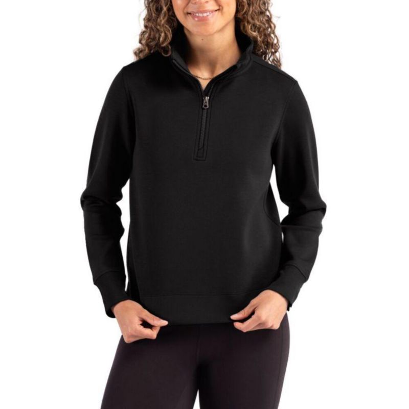 Women's Cutter and Buck Roam Epic Versatility Recycled Quarter Zip Pullover