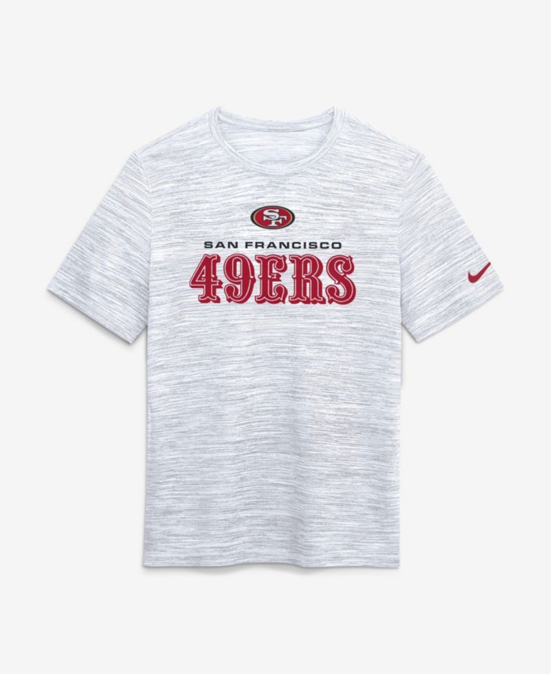 Men's Ash San Francisco 49ers Velocity Endurance Run Dri-FIT T-Shirt