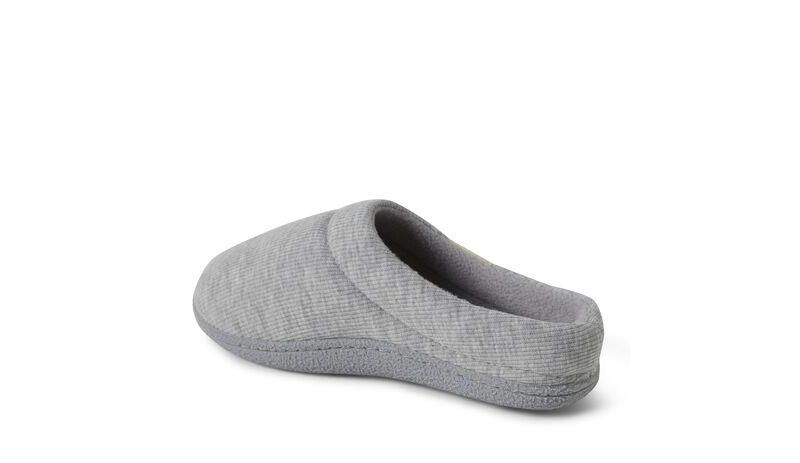 Women's Lacey Rib Knit House Shoe Clog Slipper