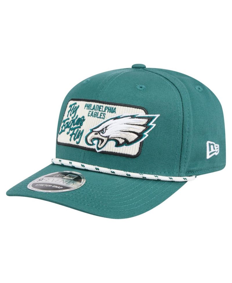 Men's Midnight Green Philadelphia Eagles Chant 9SEVENTY Stretch-Snap Hat