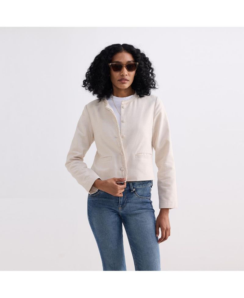 Women's Lady Jacket in Cotton Tweed