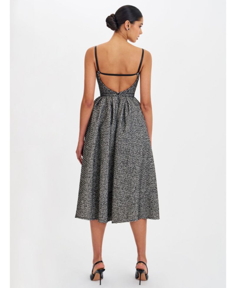 Women's Katalina Tweed Backless Midi Dress