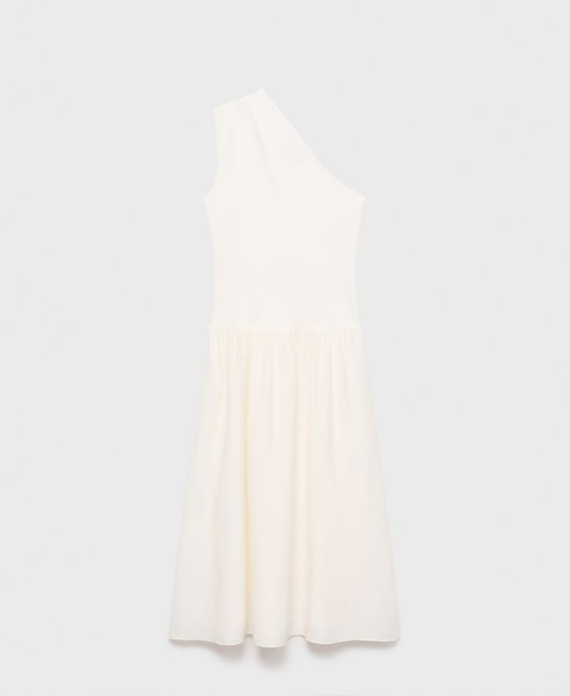 Women's Asymmetrical Combined Knitted Dress