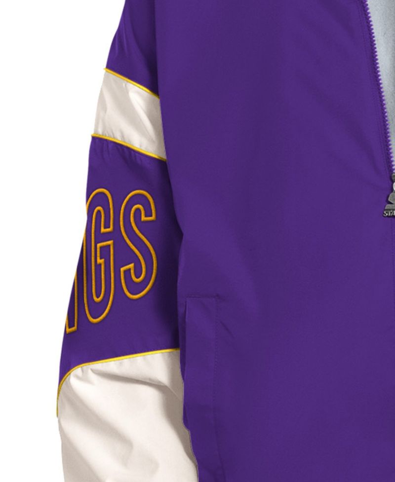 Men's Minnesota Vikings The Gust Full-Zip Color-Block Hooded Jacket