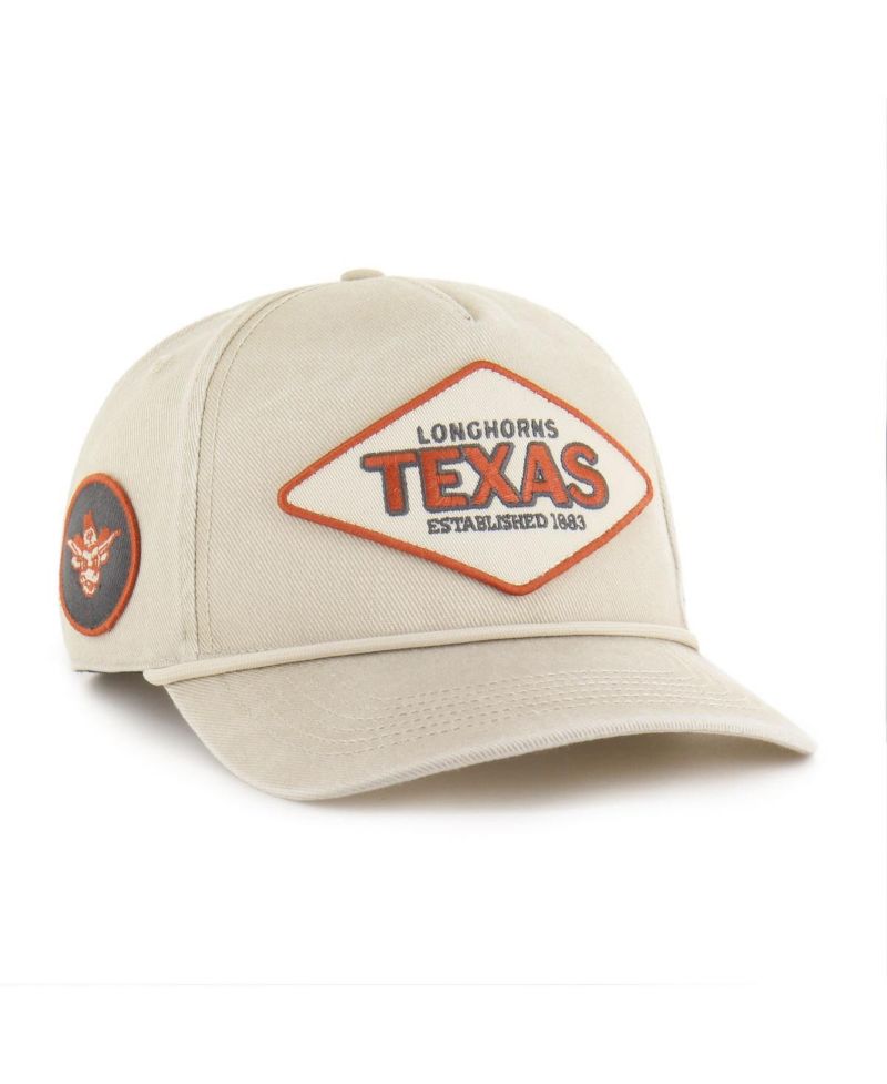 Men's and Women's Cream Texas Longhorns Outdoorsmen Cairn Hitch Adjustable Hat
