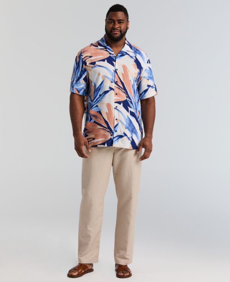 Men's Big & Tall Abstract Print Shirt