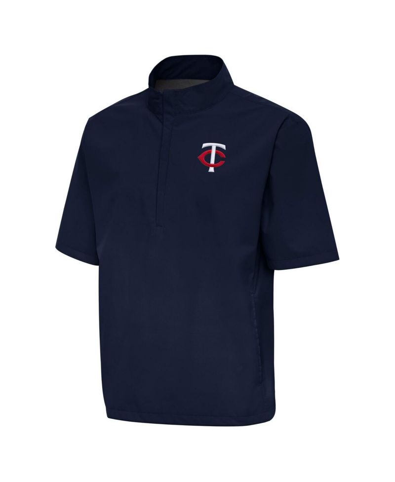 Men's Navy Minnesota Twins Brisk Quarter-Zip Wind Shirt