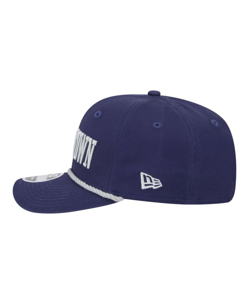 Men's Navy Georgetown Hoyas Wordmark Rope 9SEVENTY Stretch-Snap Hat